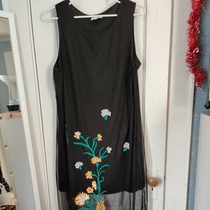 K/Lab Flower Embroidered Dress
